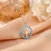 Collar Estilo Coreano Transfronterizo de Moda Hoja de Arce Microincrustada con Circonio Acero de Titanio para Mujer Estilo Lujo Ligero Cadena de Clavícula Chapada en Cobre Dorado