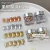 Manicura Nuevo Polvo Espejo Mágico 2.0 Brillo Fino Oro de Alta Gama Súper Brillante Lujo Accesible Polvo Espejo Mágico Fácil de Colorear Set de Polvo de Cuatro Colores
