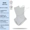 Verano Ciclismo Seda de Hielo Protector Solar Delgado Transpirable Cubierta Facial Exterior Sombrilla Gorro Colgante Oreja Protección Cuello Set Bufanda para Hombre