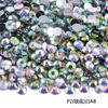 Fundo de prata galvanoplastia cor AB resina plana diamante violento urso furando Diamante diy prego cristal jóias acessórios