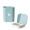 Fabricante Cubo de Almacenamiento de Higiene Mini Escritorio Cubo de Almacenamiento de Basura Creativo con Tapa Abatible Cubo de Basura para Cocina Baño Venta al por Mayor