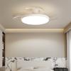 Lámpara Ventilador Invisible 2025 Nueva Lámpara Ventilador de Techo Sala de Estar Comedor Candelabro Dormitorio con Ventilador Ultra-Delgada Zhongshan Lámparas