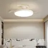 Luz de Ventilador Ultradelgada, Luz de Ventilador de Techo, Lámpara de Techo Integrada para Restaurante, Dormitorio, Sala de Estar, Lámpara de Protección Ocular, Luz LED