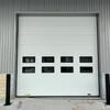 Puerta Elevadiza Industrial Almacén Garaje Aislamiento Puerta Enrollable Automática Puerta de Placa Abatible Vertical Elevación Curva Eléctrica Corrediza