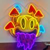 Luces de neón de Halloween con diseño de calavera, calabaza y murciélago LED personalizadas de comercio exterior para decoración de fiestas navideñas