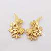 Colgante de rama de flor de oro con forma de enredadera de cobre fundido de estilo antiguo que conserva el color, horquilla Hanfu vintage, accesorios para el cabello, material de accesorios