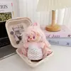 Conjunto de ropa para muñeca Labubu de barbería vintage, compatible con la 1ª, 2ª y 3ª generación de Labubu, incluye falda plisada de repuesto
