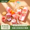 Moldes creativos para paletas de la serie geométrica, con diseños hexagonales y en forma de corazón, para manualidades de fondant caseras y repostería creativa