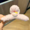 Hobby Óculos Fofos Gato Pelúcia Presilha de Garra Simples Tubarão Presilha de Nuca Doce Presilha Acessórios de Cabelo