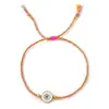Pulsera de Cuerda Colorida Ojo de Diablo, Joyería Apilable Multicapa, Diseño de Nicho, Accesorios Diarios para Estudiantes, Venta al por Mayor