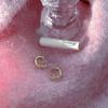 Pendientes de plata de ley 925 con diseño de aguja, estilo simple, elegante y elegante, con un toque de temperamento frío.
