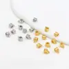 Cor de ouro 14K pingente cilíndrico que mantém a cor pingente pingente pulseira material DIY feito à mão acessórios de joia C01