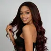 Comercio Exterior Peluca Europea y Americana para Mujer Degradada Larga Rizada Ondas Corporales Pelucas Moda Africana Teñido Fibra Química Cabello Largo Mujer