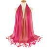 Bufanda Chal de Hilo de Oro Transfronterizo para Primavera y Otoño con Borlas Calentador de Cuello Engrosado Dropshipping Bs256 Venta Caliente Transfronteriza