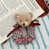 Lindo Oso de Peluche de Dibujos Animados Cuerda para el Cabello Infantil Cuerda para el Cabello de Conejo Accesorios para el Cabello de Alta Elasticidad Duraderos Adorno para la Cabeza