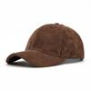 Nueva gorra de béisbol de pana de placa ligera de otoño e invierno, gorra cálida para hombre de comercio exterior europeo y americano, sombrero para el sol coreano para mujer