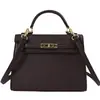 Bolso bandolera de hombro retro de lujo ligero para mujer, moda 2026, nuevo bolso cuadrado tipo Kelly coreano, simple