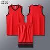 Uniforme completo de basquete americano para atacado, colete de treino para estudante universitário masculino, uniforme esportivo de competição para crianças, camiseta de basquete de secagem rápida