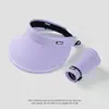 Chapéu de Sol de Aba Larga de Verão para Mulheres com Proteção UV e Top Vazado para Ciclismo Proteção Solar Facial Chapéu de Sol