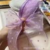 Acessórios de Joias DIY Feitos à Mão Estilo Coreano Laço Presilha de Cabelo Flor de Sapato Material 5cm Gaze Sobreposta Acessórios de Cabelo