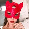 Máscara de ojo de cuero de zorro para mujer, nueva máscara de cosplay, máscara sexy, venta al por mayor