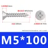 Tornillos autorroscantes de acero inoxidable 316 con cabeza avellanada de cruz, tornillos autorroscantes de cabeza plana M2/M3/M4/M5/M6