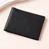 Portatarjetas Multifuncional de Cuero Granulado para Licencia de Conducir, Modelo Nuevo Ultradelgado para Hombres y Mujeres, Estuche de Cuero para Licencia de Conducir y Registro de Vehículo