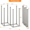 Estante de Secado para Botellas de Agua de Soda de Acero Inoxidable para Botellas de Agua, Portavasos con Base de Silicona, Estante de Drenaje