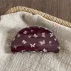 Pinza para el pelo de estrella con garra y estampado de leopardo estilo retro, dulce y fresca, para recogidos, pinza de acetato de gato y tiburón, accesorio de pelo elegante en forma de corazón