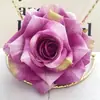 Nuevo producto transfronterizo: flores de rosa artificiales para arreglos de boda, decoraciones de pasillo, decoraciones de recepción de hotel y capullos de flor para decoración de pared