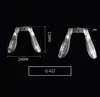 Soporte de sillín conjoined de silicona almohadilla nasal suave almohadilla nasal anti-marca 100 pago por paquete de accesorios para gafas consumibles
