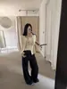 GAGD Ligero y Versátil~Conjunto de Dos Piezas Cardigan con Protección Solar de Tencel + Chaleco, Top Suelto y Sencillo para Habitaciones con Aire Acondicionado