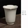 Taza de Té de Cerámica de Ceniza Taza Maestra Taza Individual Taza de Té Kung Fu Taza de Pu'Er Taza de Té Estilo Chino para el Hogar Uso Personal