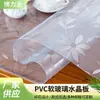 Tapete de Mesa de Vidro Macio em PVC Impermeável e Resistente ao Calor Rolo Atacado Tapete de Proteção de Mesa para Restaurante