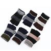 Nuevos guantes de punto de invierno para hombre de dedo completo para exteriores cálidos para el frío guantes de moda para mujer a rayas venta al por mayor
