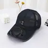 Carga solar con ventilador sombrero de ala ancha protección solar hombres pesca exterior parasol sombrero para el sol verano sombrero de malla mujeres