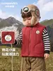 Colete matelassê infantil Kaka Panda, roupas de inverno para meninas, colete de inverno para meninos, blusa de bebê, roupas de outono e inverno para bebê