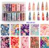Papel Transfer Mariposa Flor Estrella para Uñas Transfronterizo Pegatina de Uñas Flor Estrella Cartones de Papel Mariposa Estrella Coloridos