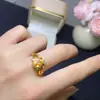 Anillo Fanta Natural, Alta Claridad, Chispa de Fuego Deslumbrante, Tamaño de Piedra Suelta 5*7mm, Finamente Elaborado en Plata de Ley 925