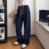 Forma de cuerpo de pera, Jeans que cubren las caderas y ocultan la carne, Pantalones banana elásticos de cintura alta talla grande, Nuevo estilo Otoño 2026, Pantalones curvos para mujer
