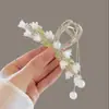 Pinza para el Cabello Metálica con Borla y Diseño de Espiga de Trigo, Pinza para el Cabello Exquisita de Gama Alta Completamente Diamantada para Peinados Recogidos en la Parte Trasera de la Cabeza, Accesorios para el Cabello al por Mayor
