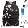 Stray kids combinación alrededor de la misma mochila mochila mochila bolsa Estudiantes coreanos hombres y mujeres Gran Capacidad Nuevo