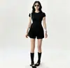Conjunto Deportivo de Verano para Mujer, Ajuste Holgado, Secado Rápido, Shorts de Running, Entrenamiento, Yoga, Anti-Exposición, Pantalones de Tres Cuartos Dos en Uno
