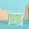 Hisopos de Algodón Doble Cabeza Hisopos de Algodón para Limpieza de Oídos Bolas de Algodón Palillos Hisopos de Algodón Multiusos para Maquillaje Palillos Hisopos de Algodón Desmaquillantes 100 Piezas