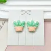Belleza Rural, Plantas Frescas, Flores de Cactus, Accesorios de Resina, Ligas para el Cabello DIY, Accesorios para la Cabeza, Materiales para Joyería de Colgantes
