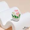 Micro-Paisaje Creativo Lindo Maceta Pequeña Artificial Musgo Decoración de Jardinería Accesorios Adornos DIY para Coche Escritorio