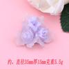 Nuevo Morado Barroco Rosa Mariposa Haciendo DIY Funda de Teléfono Gel Crema Horquilla Bolsa Ciega Bolsa de Material