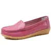 Tamanho Grande 35-43 44 Couro de Vaca Sapatos de Mãe Sapatos de Maternidade em Couro Sapatos Casuais Femininos