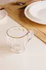 Taça Renascença com Bordas Douradas 200ml Cristal Ecológico - Lyor