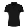 Verão Ice Cool Polo Shirt Custom Thin Men's Business Casual Lapela Polo Shirt Ice Sense Respirável T-shirt confortável